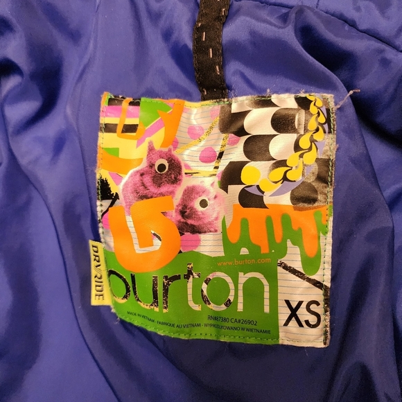 Burton Blue Snowboarding/ Ski Jacket - Picture 5 of 13